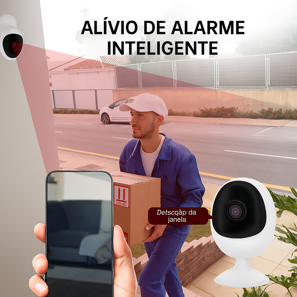 Babá Eletrônica 4MP - Monitor Wi-Fi iCSee com IA e Áudio Bidirecional