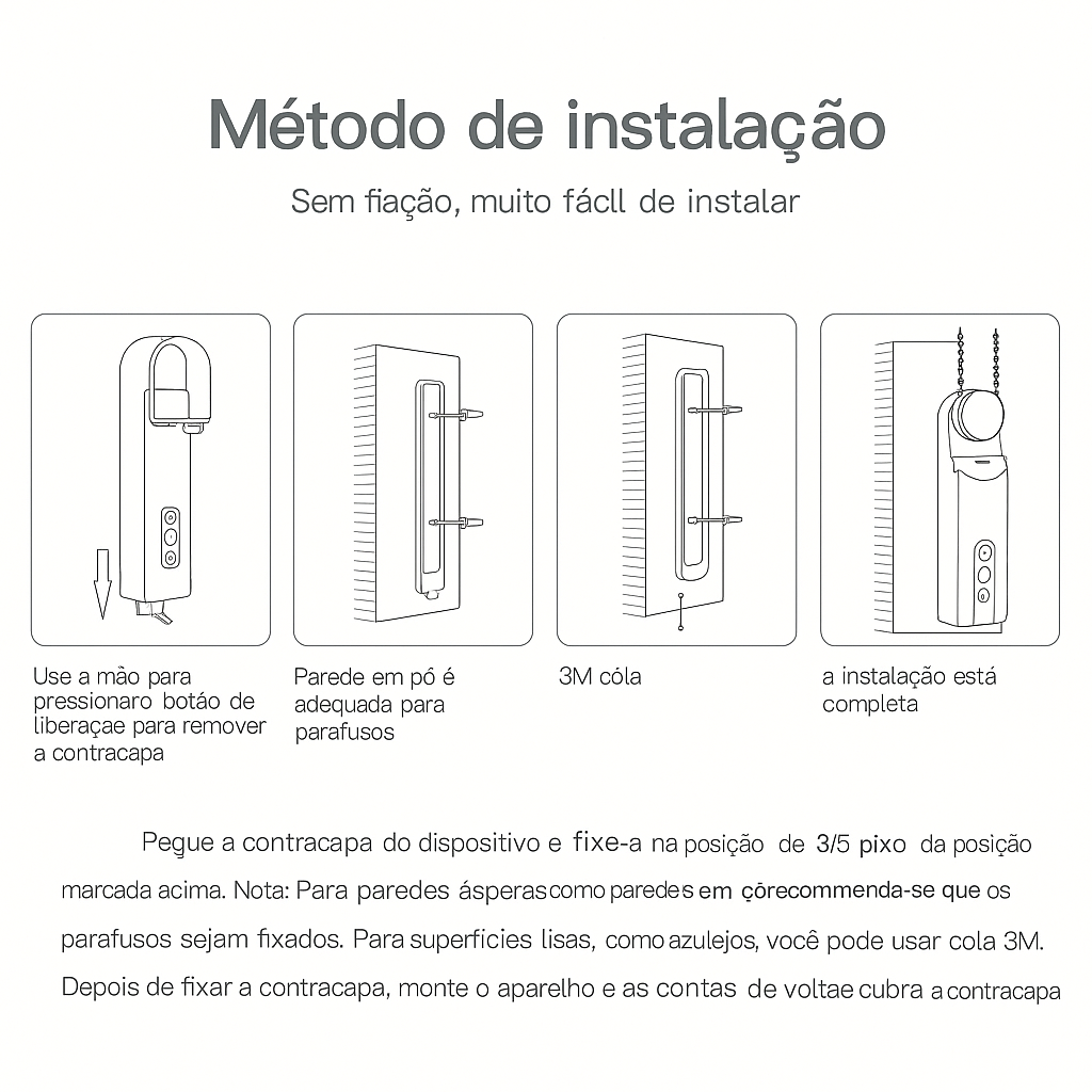 Cortina Inteligente Wi-Fi Tuya - Automação Smart para Persianas e Alexa