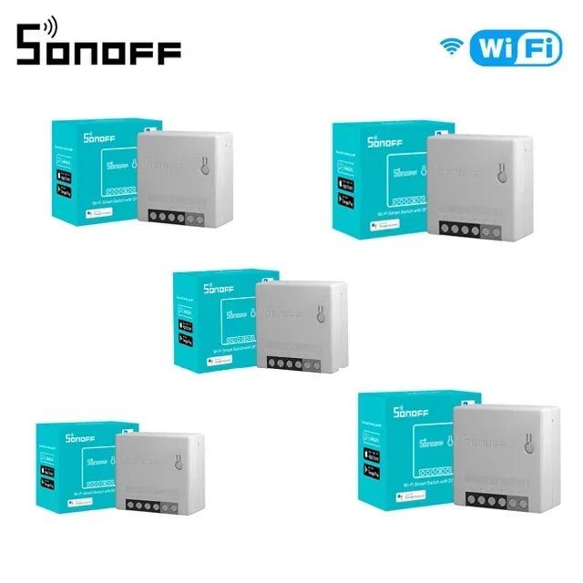 Interruptor Inteligente Wi-Fi SONOFF MINIR2 com Alexa e Google Assistant para Automação Residencial