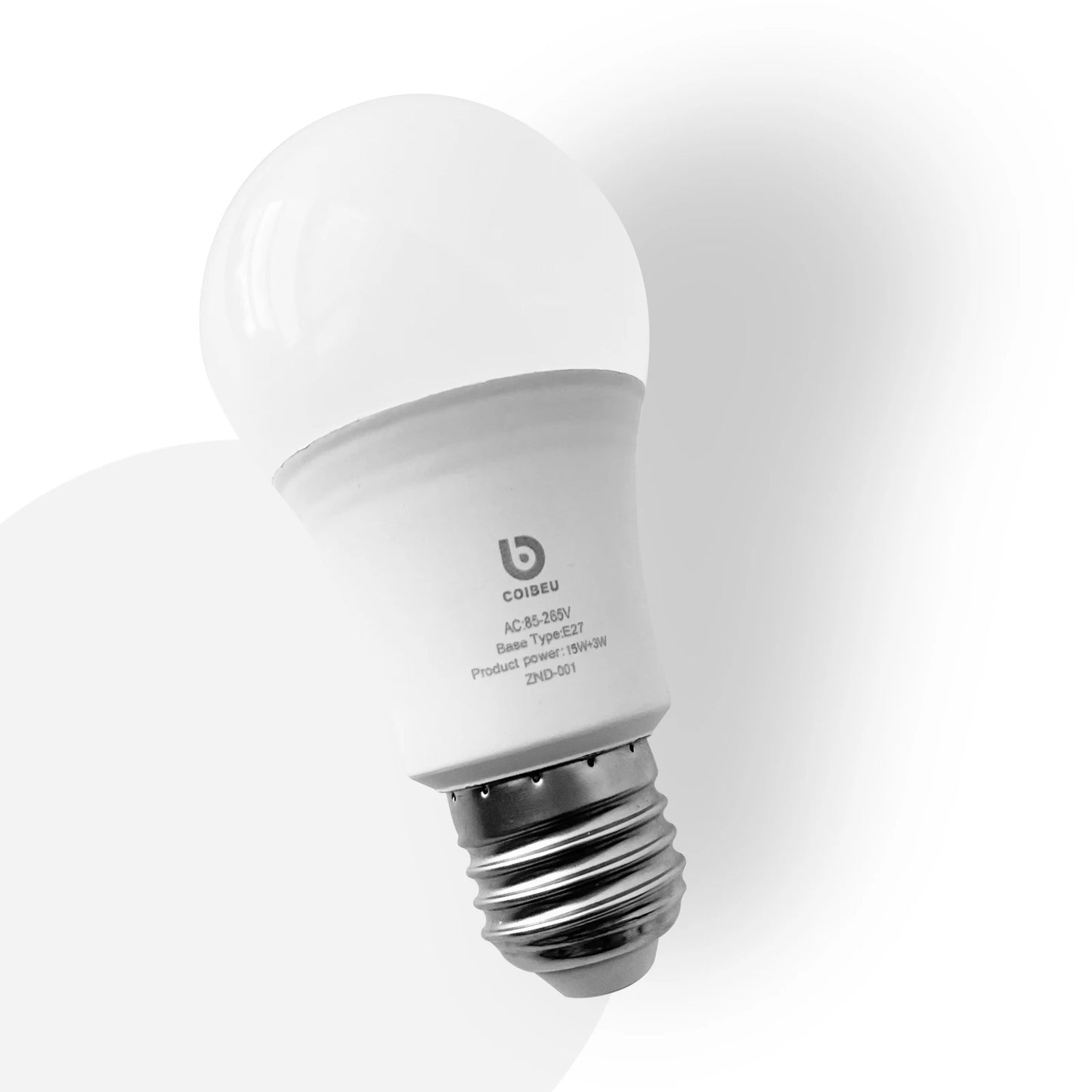 Lâmpada Inteligente Wi-Fi Tuya E27 RGB+W - LED Smart 15W compatível com Alexa