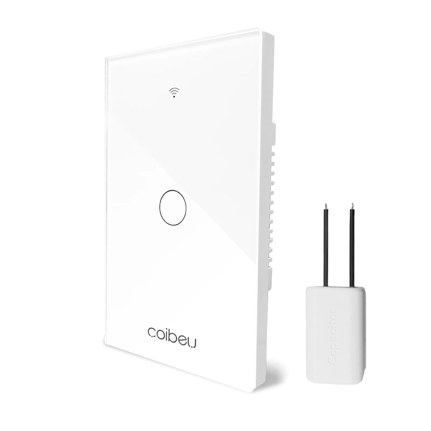 Interruptor Inteligente Touch Tuya Wi-Fi - Painel de Vidro Monopolar sem Neutro e Alexa