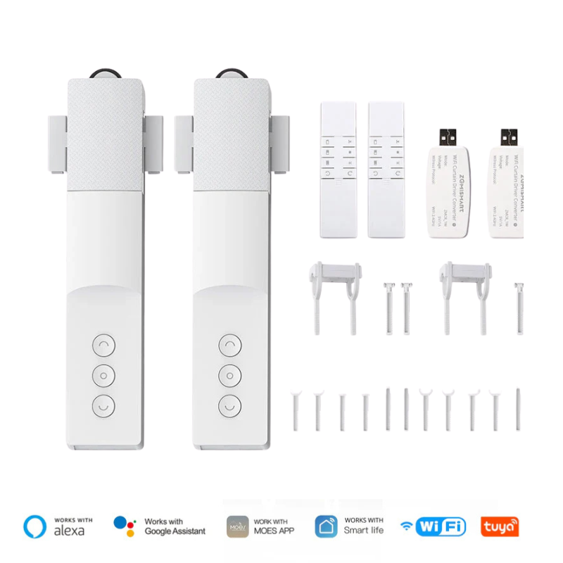 Cortina romana inteligente com Wi-Fi Zemismart

Controle remoto, celular ou comandos de voz

Tecnologia smart sem necessidade de hub

Compatibilidade total com Tuya Smart e Smart Life

Integração com Alexa e Google Assistant

Automação rápida para cortinas tradicionais

Instalação fácil em diferentes trilhos (I / U / Roman Rod)

Bateria interna de longa duração recarregável

Rotinas inteligentes e agendamento automático

Solução moderna para automação residencial