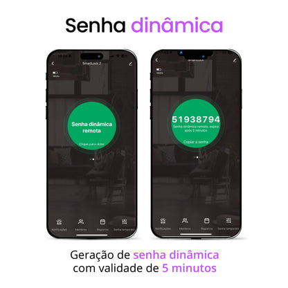 Fechadura Biométrica PANDA PLUS AMG-F01 | App Tuya/Smart Life, Senha, Tag e Chave | IP56| Wi-Fi