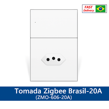 Tomada Inteligente Zigbee Zemismart - Interruptor Smart com USB-C e Alexa
