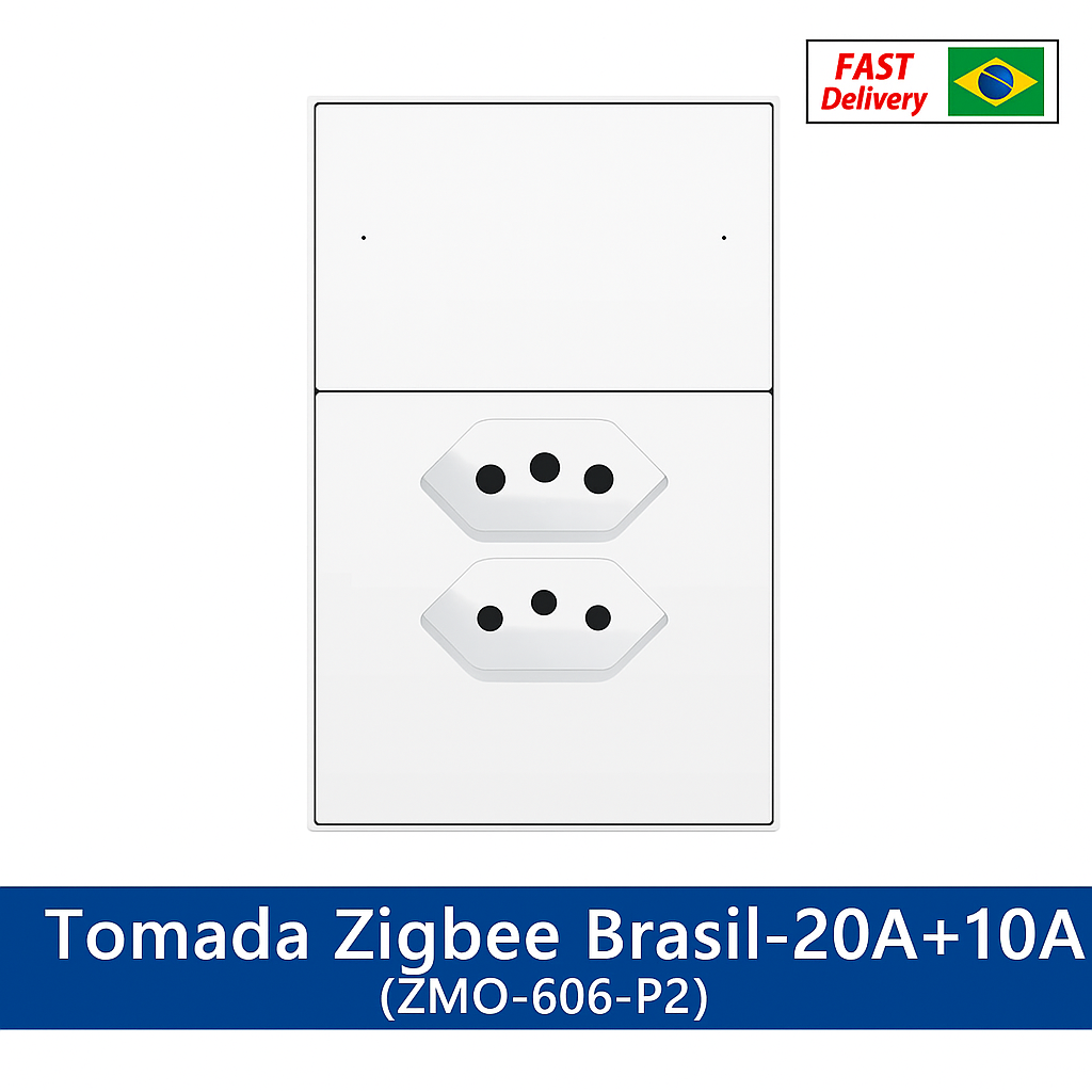 Tomada Inteligente Zigbee Zemismart - Interruptor Smart com USB-C e Alexa
