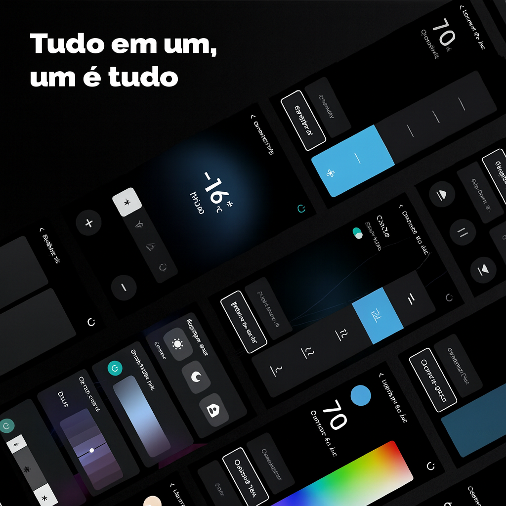 Central Inteligente com Alexa Integrada 5” — Painel Smart MOES com Gateway Zigbee + Wi-Fi, Cenas por Voz/Toque e Relés para Lâmpadas