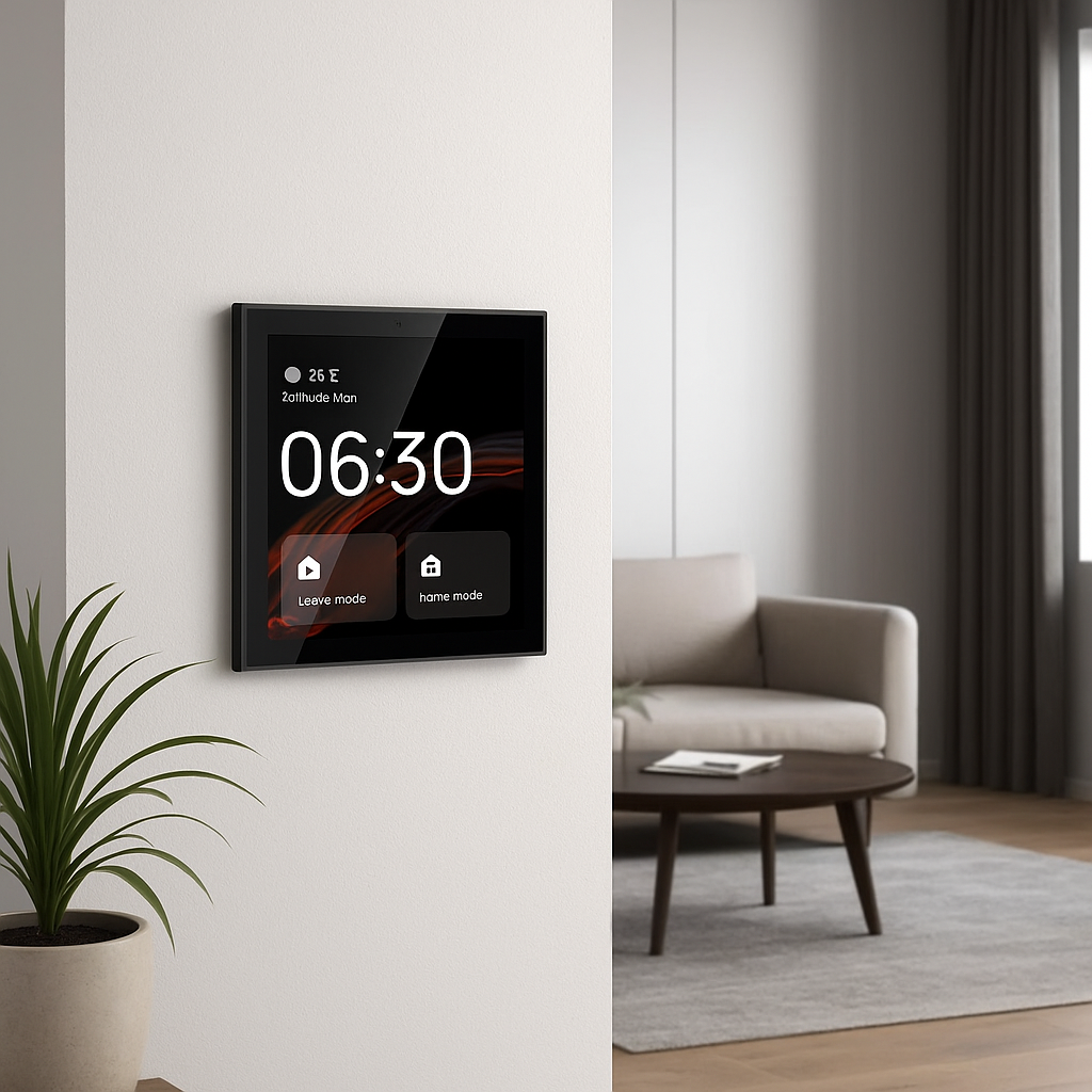 Centralize a casa inteira em um só toque

Comando por voz e controle pelo app

Design moderno que valoriza o ambiente

Casa inteligente Wi-Fi + Zigbee unificada

Cenas de rotina: chegar, dormir, cinema

Economia de energia com automação

Instalação limpa, sem bagunça e sem hubs

Compatível com ecosistema Tuya amplo

Painel 4": fácil de ver, fácil de usar

Modernize o lar com praticidade e estilo