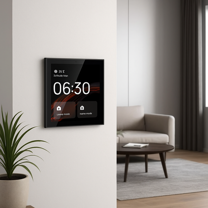 Centralize a casa inteira em um só toque

Comando por voz e controle pelo app

Design moderno que valoriza o ambiente

Casa inteligente Wi-Fi + Zigbee unificada

Cenas de rotina: chegar, dormir, cinema

Economia de energia com automação

Instalação limpa, sem bagunça e sem hubs

Compatível com ecosistema Tuya amplo

Painel 4": fácil de ver, fácil de usar

Modernize o lar com praticidade e estilo