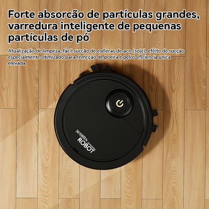 Robô de Limpeza Mijia 3 em 1 - Aspirador Inteligente que Varre e Passa Pano