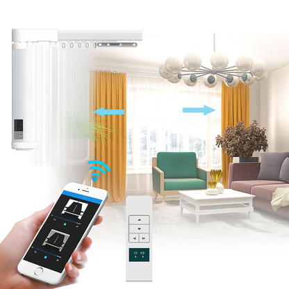 Cortina Inteligente Wi-Fi Tuya com Alexa e Google Assistant