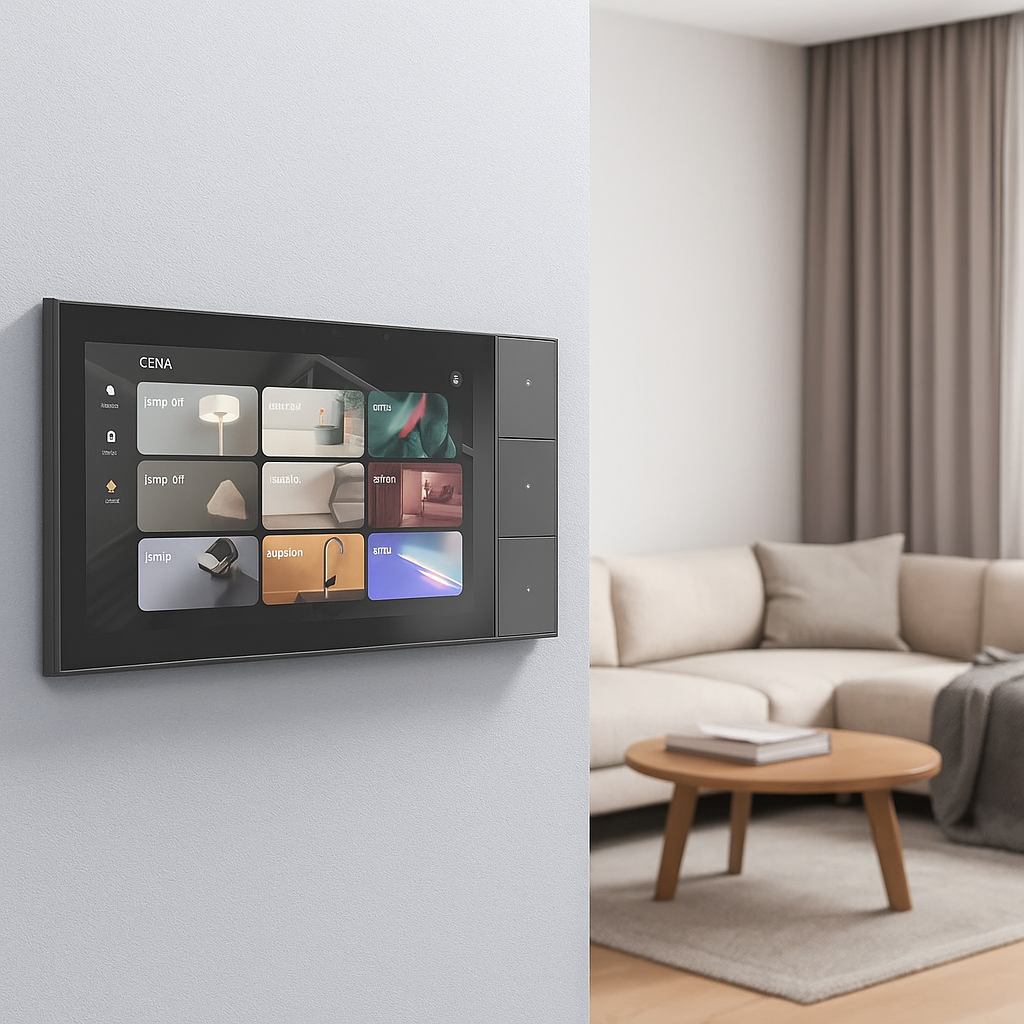 controle total da casa em 1 painel
centralize luz, som e segurança
cenas e rotinas com um toque
voz, app ou toque intuitivo
design clean e instalação embutida
hub tudo-em-um elegante e eficiente
automação por cômodo e cenários
monitoramento e acesso integrado
experiência fluida e responsiva
upgrade premium para casa inteligente