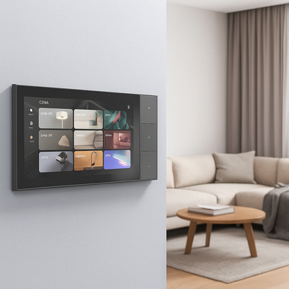 controle total da casa em 1 painel
centralize luz, som e segurança
cenas e rotinas com um toque
voz, app ou toque intuitivo
design clean e instalação embutida
hub tudo-em-um elegante e eficiente
automação por cômodo e cenários
monitoramento e acesso integrado
experiência fluida e responsiva
upgrade premium para casa inteligente