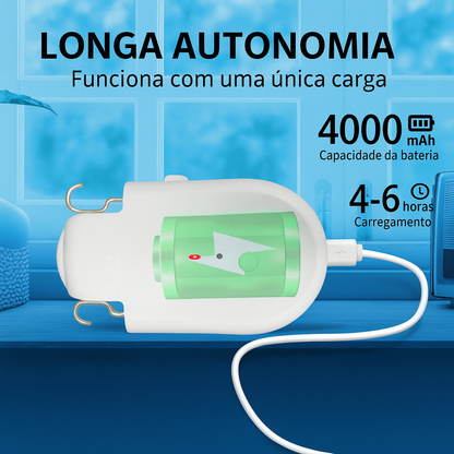 Cortina Inteligente LifeLibero com App Tuya, Comando de Voz e Bateria 4000mAh