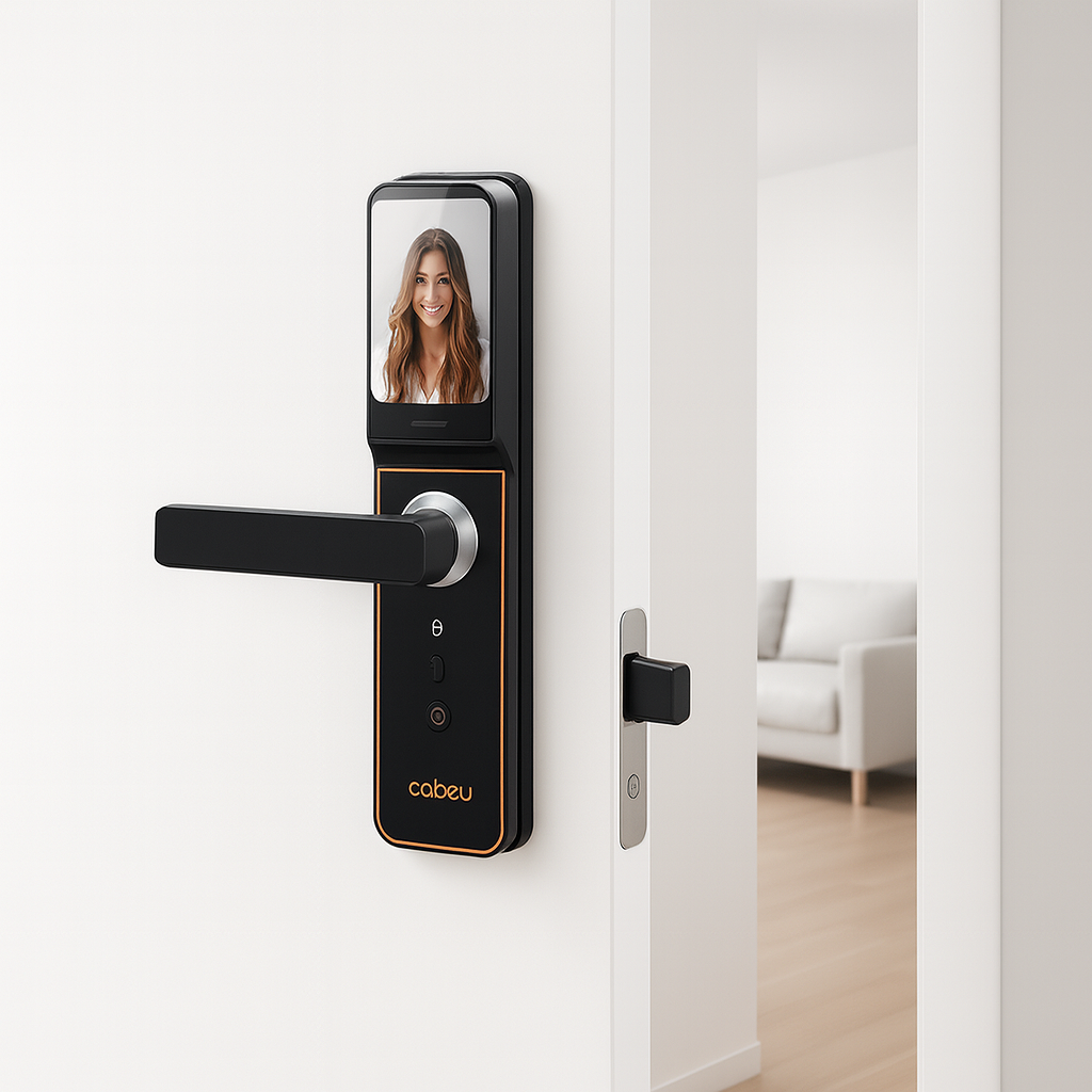 Fechadura Inteligente Biométrica COIBEU com App Tuya — Digital, Senha e Chave de Emergência para Casa e Escritório