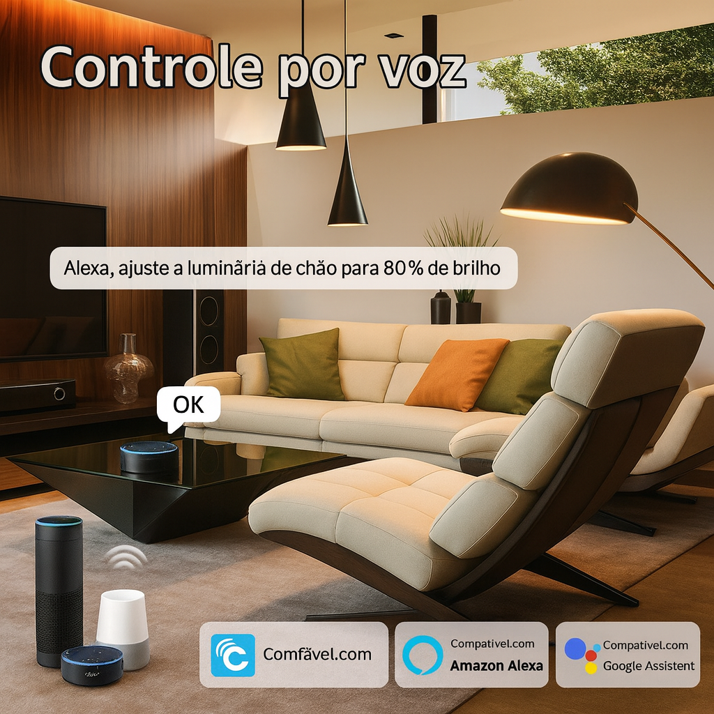 tolerância de potência ±5%
certificação CE conformidade
origem China Mainland
lâmpada inteligente para escritório
iluminação decorativa ajustável
controle local e remoto
lâmpada eficiente e durável
ideal para produtividade e conforto
configuração em Wi-Fi 2.4G
assistentes Amazon Alexa Google
iluminação personalizada por cenas
acendimento suave e regulável