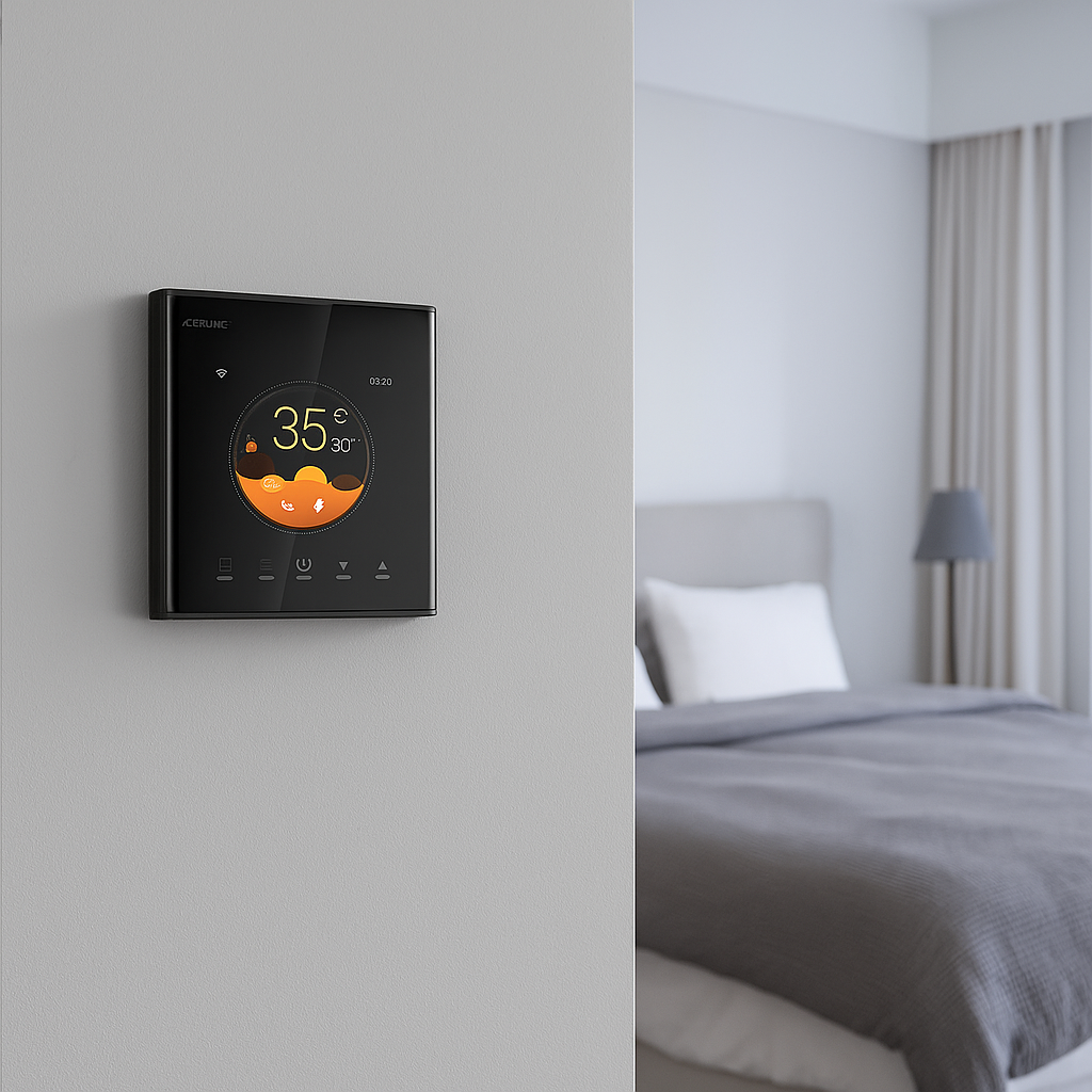 Termostato Inteligente Wi-Fi Tuya 16A - Controle de Temperatura Alexa e Google Home