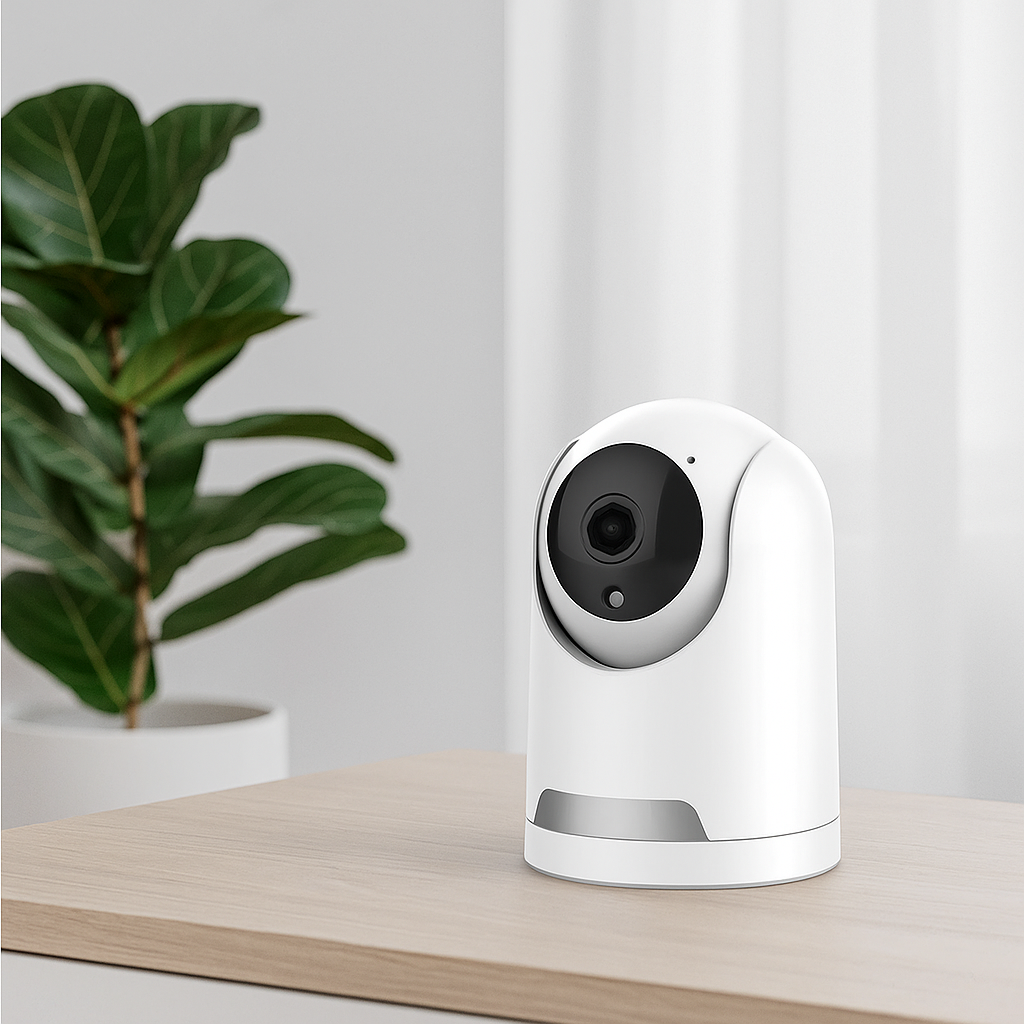 câmera para bebê e pets

veja e fale pelo celular

alertas de movimento no app

segurança inteligente em casa

configuração simples e rápida

acompanhamento em tempo real

cobertura 360° do ambiente

imagens nítidas dia e noite

controle remoto à distância

tranquilidade para família