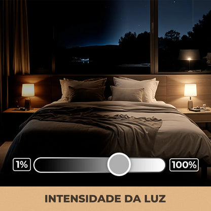 Luminária Inteligente Wi-Fi RGB+W - Painel LED Smart Alexa e Google Home