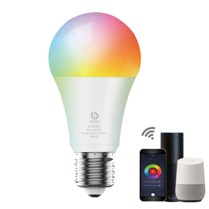 Lâmpada Inteligente Wi-Fi Tuya E27 RGB+W - LED Smart 15W compatível com Alexa