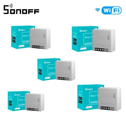Interruptor Inteligente Wi-Fi SONOFF MINIR2 com Alexa e Google Assistant para Automação Residencial