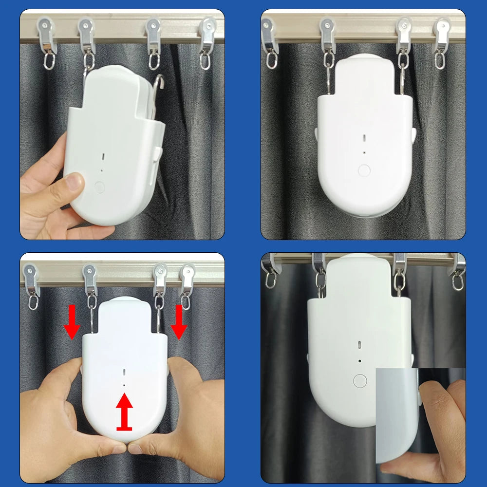 Cortina Inteligente LifeLibero com App Tuya, Comando de Voz e Bateria 4000mAh