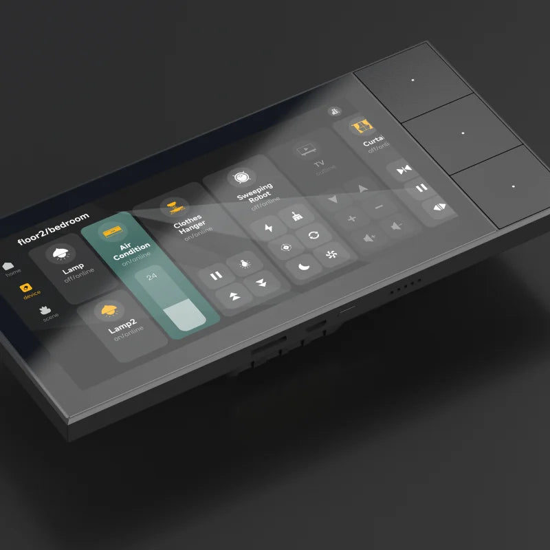 Painel Inteligente Touch 6” Tuya - Central Smart com Hub Zigbee e Alexa