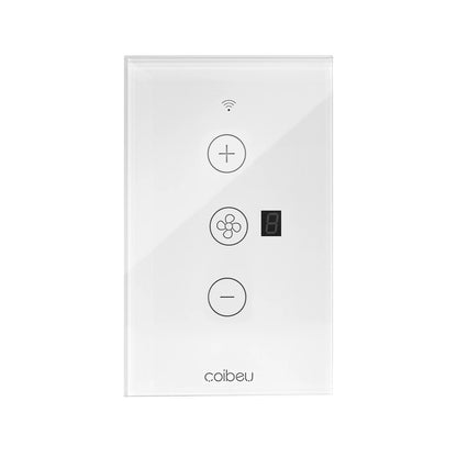 Interruptor Inteligente Touch para Ventilador Wi-Fi - Painel com Controle de Velocidade e Alexa