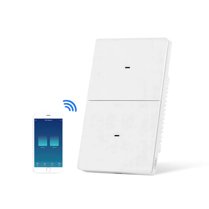 Interruptor Inteligente Wi-Fi Tuya - Painel Smart de 3 Canais com Alexa e Instalação Flexível