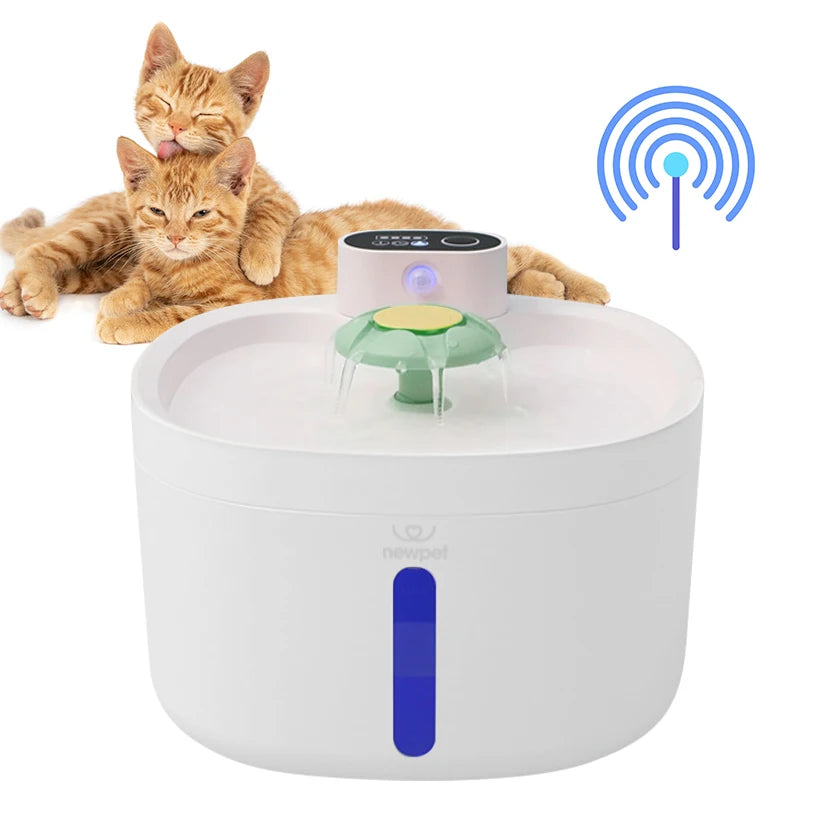 Bebedouro Inteligente para Pets 2,5L - Fonte Automática com Sensor de Movimento e USB