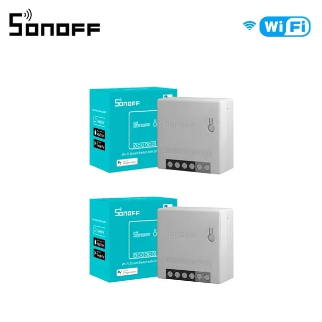 Interruptor Inteligente Wi-Fi SONOFF MINIR2 com Alexa e Google Assistant para Automação Residencial