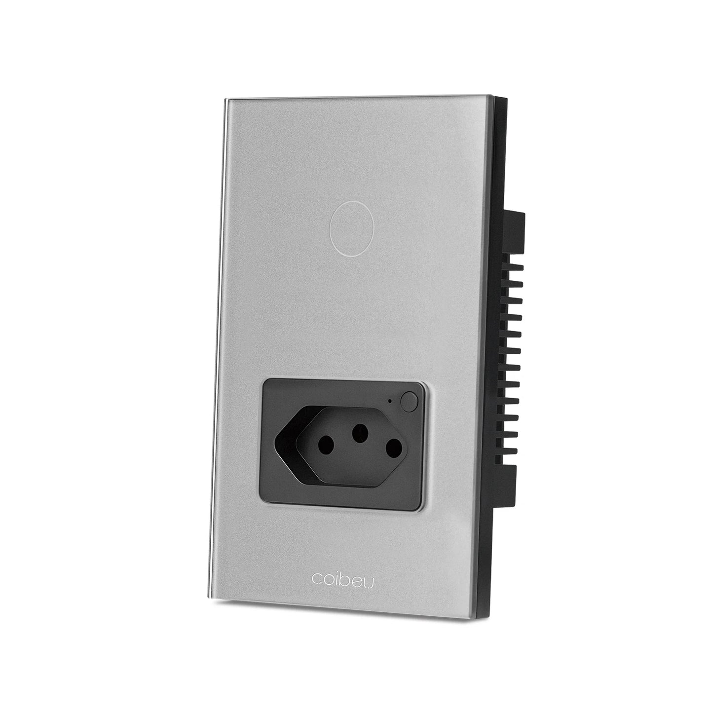 Interruptor Inteligente Touch Wi-Fi com Tomada 16A e USB - Painel Smart Alexa e Google