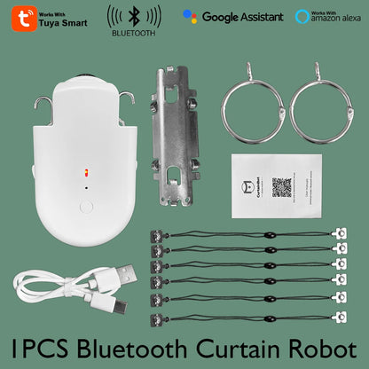 Cortina Inteligente LifeLibero com App Tuya, Comando de Voz e Bateria 4000mAh