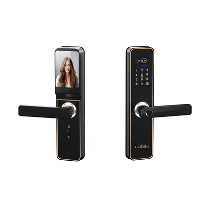 Fechadura Inteligente Biométrica COIBEU com App Tuya — Digital, Senha e Chave de Emergência para Casa e Escritório