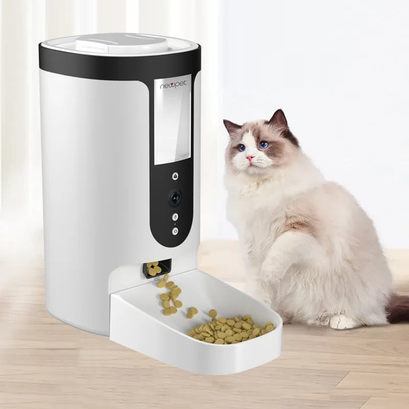 Alimentador Automático – Para Gatos e Cães, com App e Agendamento de Refeições