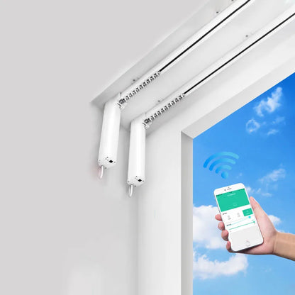 Cortina Inteligente Wi-Fi Tuya com Alexa e Google Assistant
