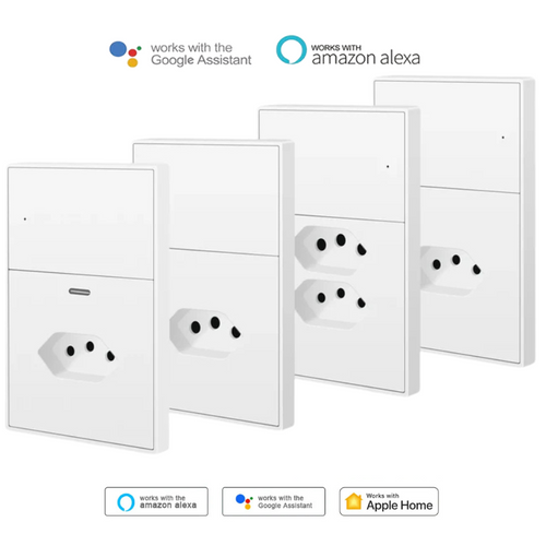 Tomada inteligente Zigbee Zemismart 10A/20A

App Tuya / Smart Life (controle remoto)

Compatível Alexa, Google e HomeKit*

*HomeKit via hub Zigbee compatível

Interruptor inteligente embutido (modelos S2)

Porta USB-C 5V/1A para carregamento (modelo C1)

Automação com timers, cenas e rotinas

Ideal para micro-ondas, secadores e eletros (20A)

Instalação com fase + neutro (padrão BR)

Economia e segurança com controle por app/voz