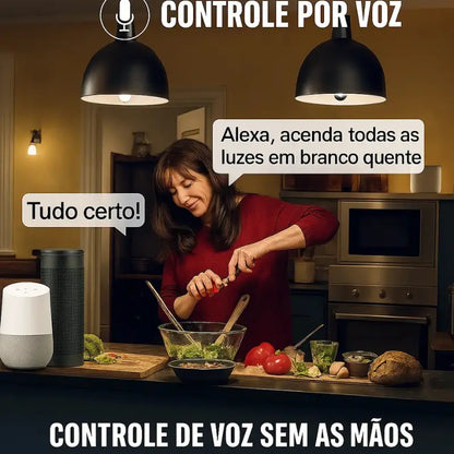 Lâmpada LED smart GU10 TNCE Tuya

Automação de iluminação sem reformas

Controle por voz via Alexa/Google Assistant

Personalização total de cenas e ambientes

Luz RGB colorida + branco quente/frio (2700K-6500K)

Crie ambientes para festas, trabalho ou relax

Longa vida útil: até 50.000 horas

Agrupamento de lâmpadas pelo app

Design compacto com alta eficiência

Solução inteligente para reduzir consumo de energia