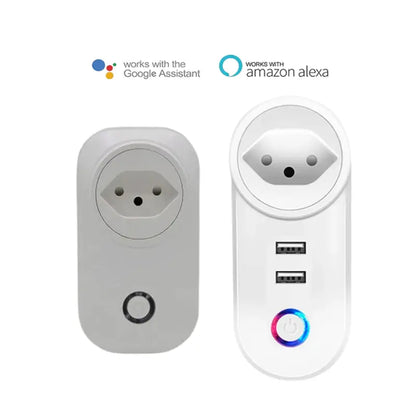 omada inteligente Wi-Fi 16A Tuya

Controle remoto pelo app Smart Life

Compatível com Alexa e Google Assistant

Automação sem hub, plug & play

Timers e agendamentos inteligentes

Suporta até 16A – ideal para eletrodomésticos

Design compacto e seguro contra superaquecimento

Economia de energia com rotinas programáveis

Compartilhamento de acesso com familiares

Solução prática para começar automação residencial
