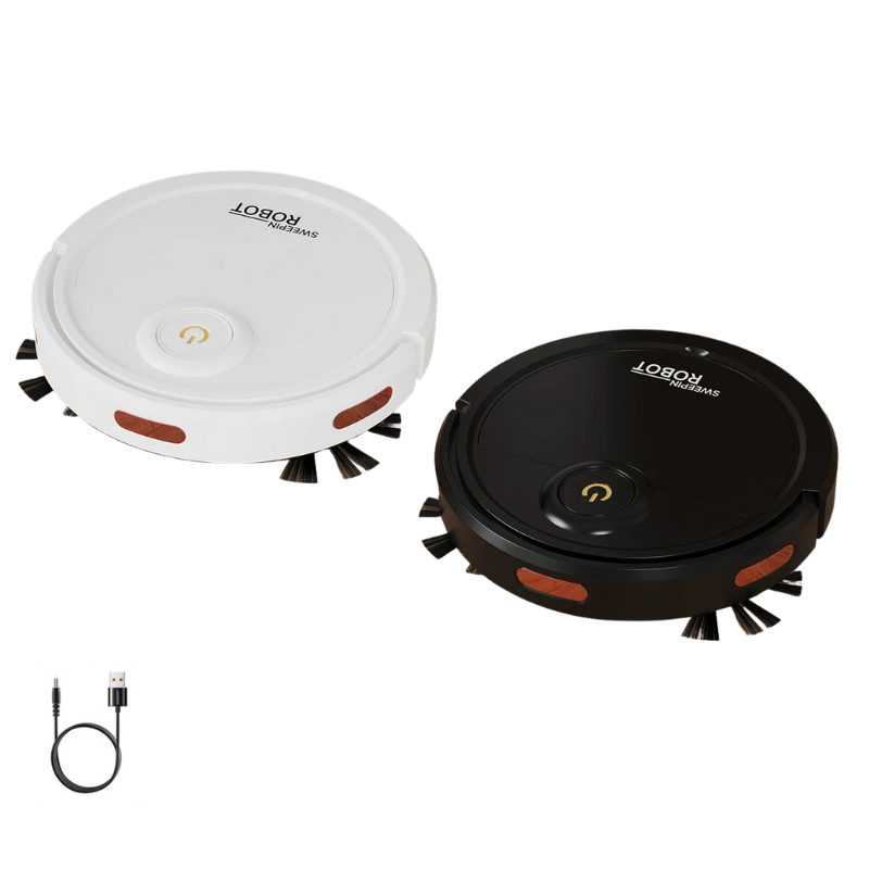 robô de limpeza mijia 3 em 1

aspirador robô varre aspira passa pano

design ultrafino 6,8 cm

autonomia até 90 minutos usb

limpeza silenciosa diária

multissuperfícies (pisos frios/madeira/mármore)

led e pulverização leve

potência 120 w 12 v

área até 150 m²*

peso < 3 kg
*Use valores reais do seu lote/modelo.