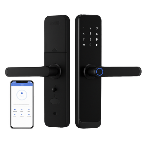 Fechadura inteligente CDOK K8 Bluetooth

6 modos de acesso: app, digital, senha, cartão, chave, senha temporária

App TTLock: cadastros, senhas e histórico remoto

Painel grande que cobre furos/marcas antigos

Compatível com portas 28–50 mm

Autonomia com pilhas AA + energia externa

Instalação simples e rápida (DIY)

Material: liga de alumínio resistente

Segurança moderna para casa, escritório, Airbnb

Inclui 5 cartões + 2 chaves de backup