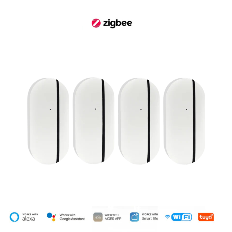 sensor abertura meian dw01-zb

zigbee 3.0 tuya/smart life

alerta no app abrir/fechar

anti-remoção (tamper)

2× cr2032 longa duração

instalação adesiva sem furos

mesh estável, baixo consumo

automação luz/sirene/ar

requer gateway zigbee

segurança residencial smart