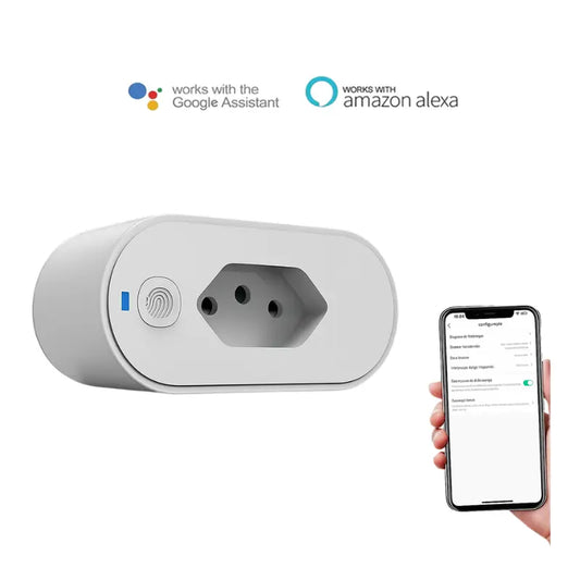 Adaptador smart TNCE 16A/20A Wi-Fi/Zigbee

Tomada inteligente com app Tuya/Smart Life

Controle remoto de aparelhos pelo celular

Compatível com Alexa e Google Assistant

Monitoramento de energia em tempo real

Proteção contra sobrecarga e consumo fantasma

Função Zigbee Mesh – repetidor de sinal

Trava de segurança infantil (Child Lock)

Agendamentos, timers e cenas automáticas

Ideal para eletrodomésticos de alta potência
